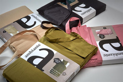 Ambiante Cotton Uni dekbedovertrek - Zwart