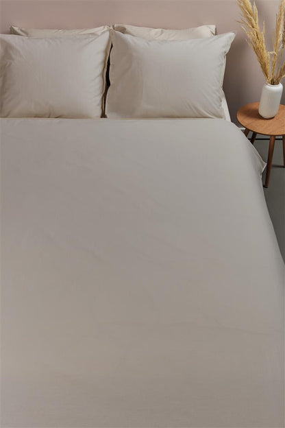 Ambiante Cotton Uni duvet cover - Taupe