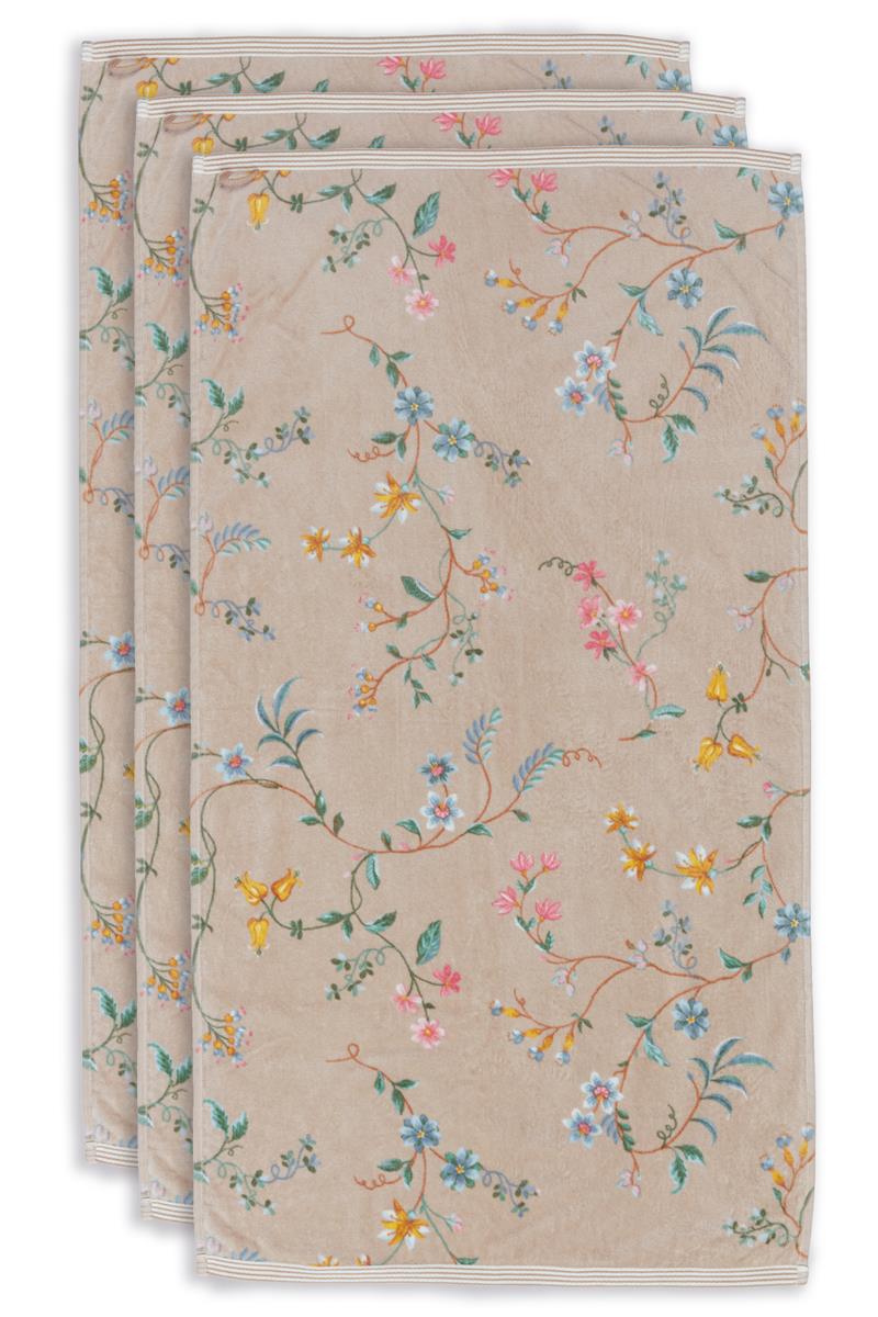 Pip Studio Les Fleurs Bath Textiles - Khaki