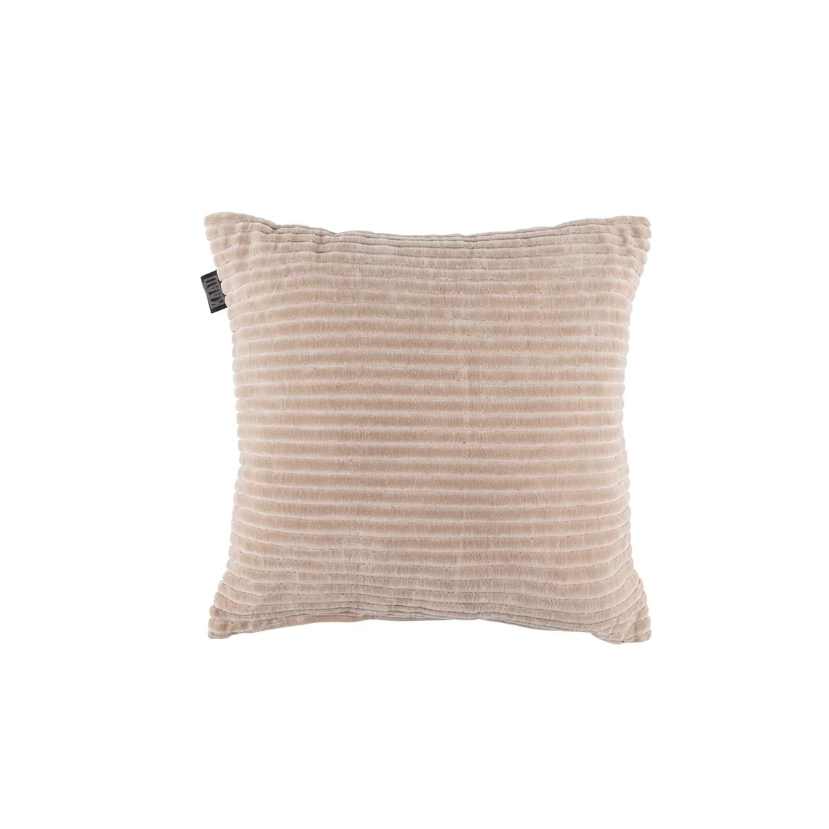 KAAT Amsterdam Ribbed Sierkussen - 43x43 cm - Zand