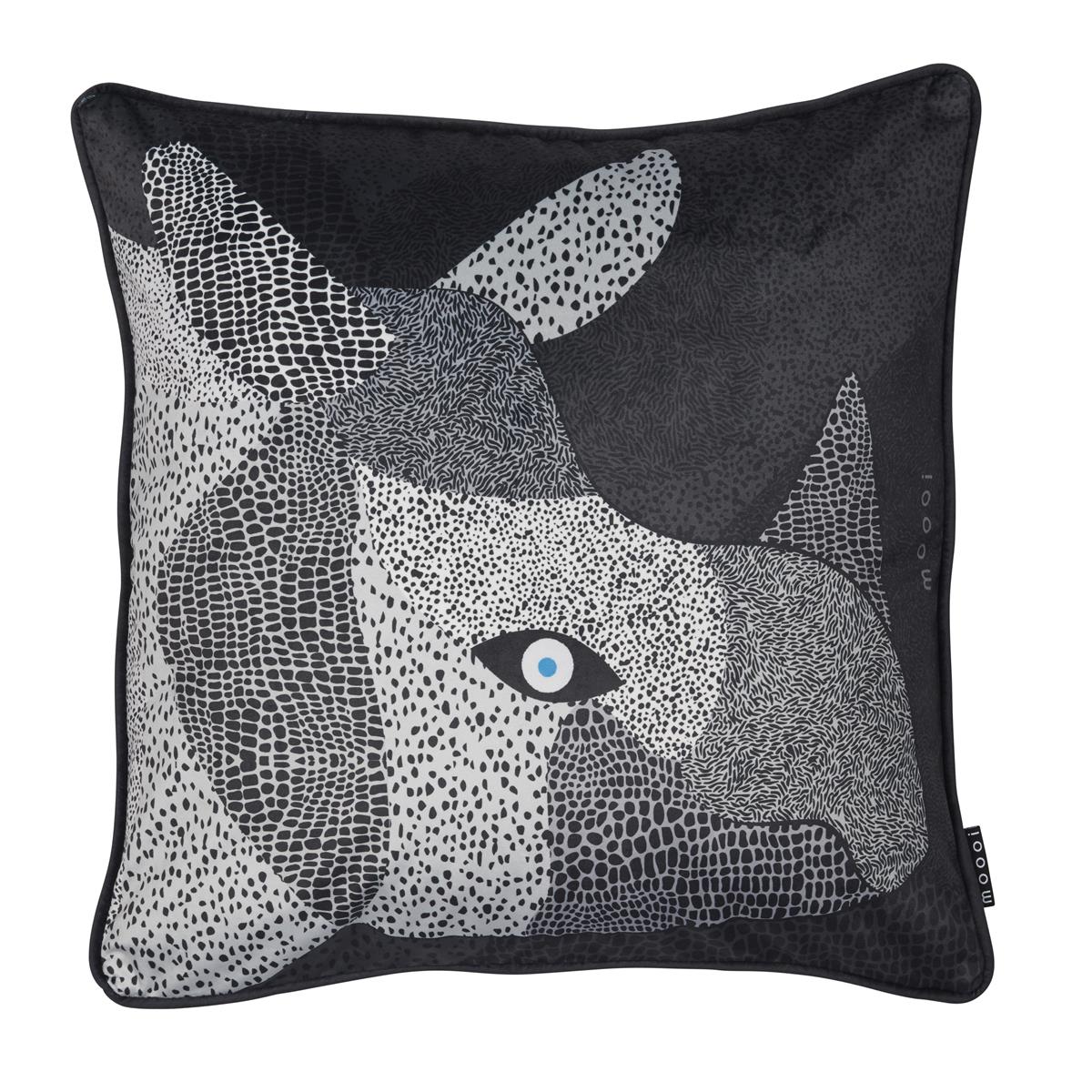 MOOOI MO Dwarf Rhino Sierkussen - 50x50 / 20x20 Inch cm - Zwart