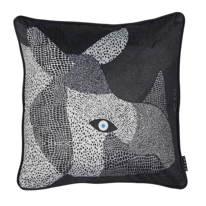 MOOOI MO Dwarf Rhino Sierkussen - 50x50 / 20x20 Inch cm - Zwart