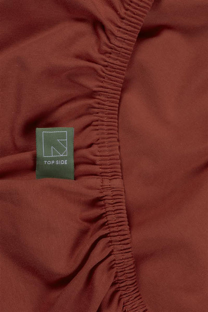 Beddinghouse Dutch Design Split Topper Fitted Sheet - Jersey Stretch - Red