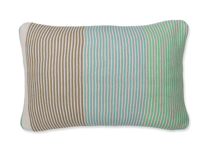 Pip Studio Blockstripe Sierkussen - 40x60 cm - Licht groen