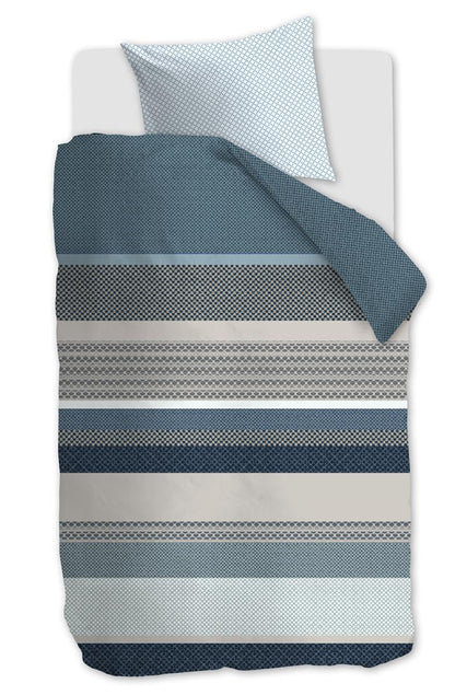 Beddinghouse Lennart dekbedovertrek - Blauw