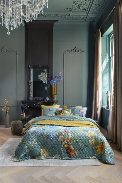 Beddinghouse x Van Gogh Museum Partout des Fleurs Sprei - Groen
