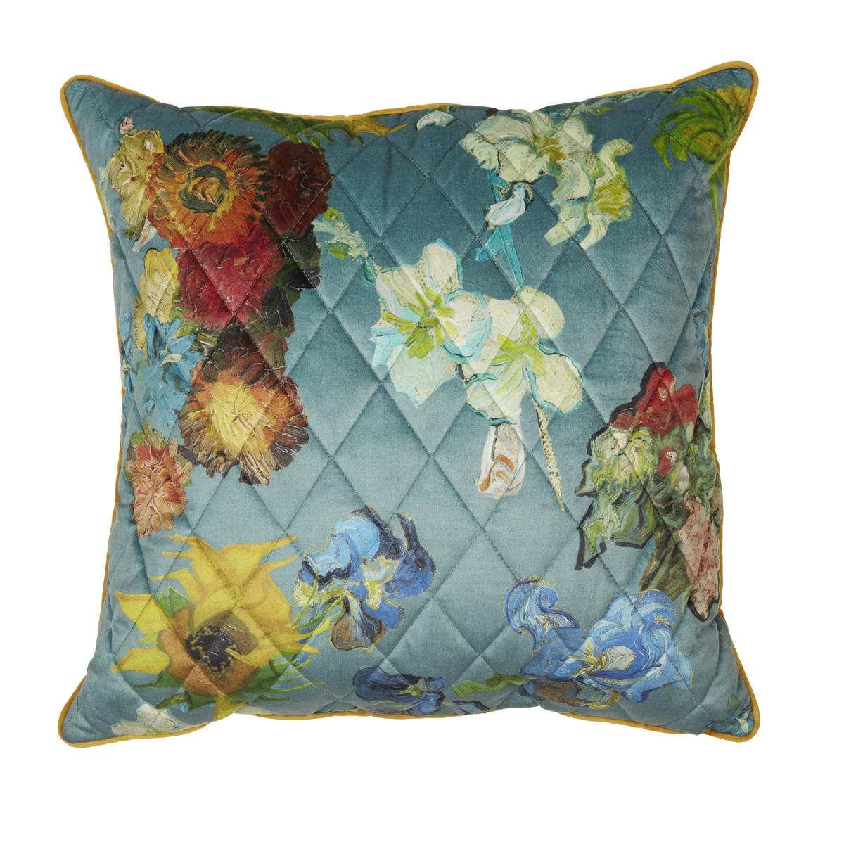 Beddinghouse x Van Gogh Museum Carré Fleuri Decoratiekussen - Groen