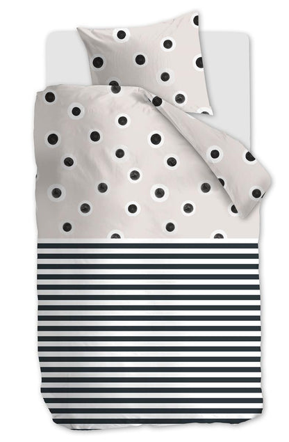 Vtwonen Stripe and Eye dekbedovertrek