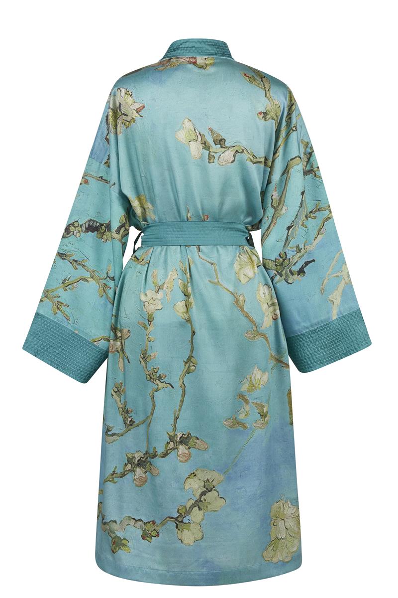 Beddinghouse x Van Gogh Museum Almond Blossom Kimono Kimono - Blauw