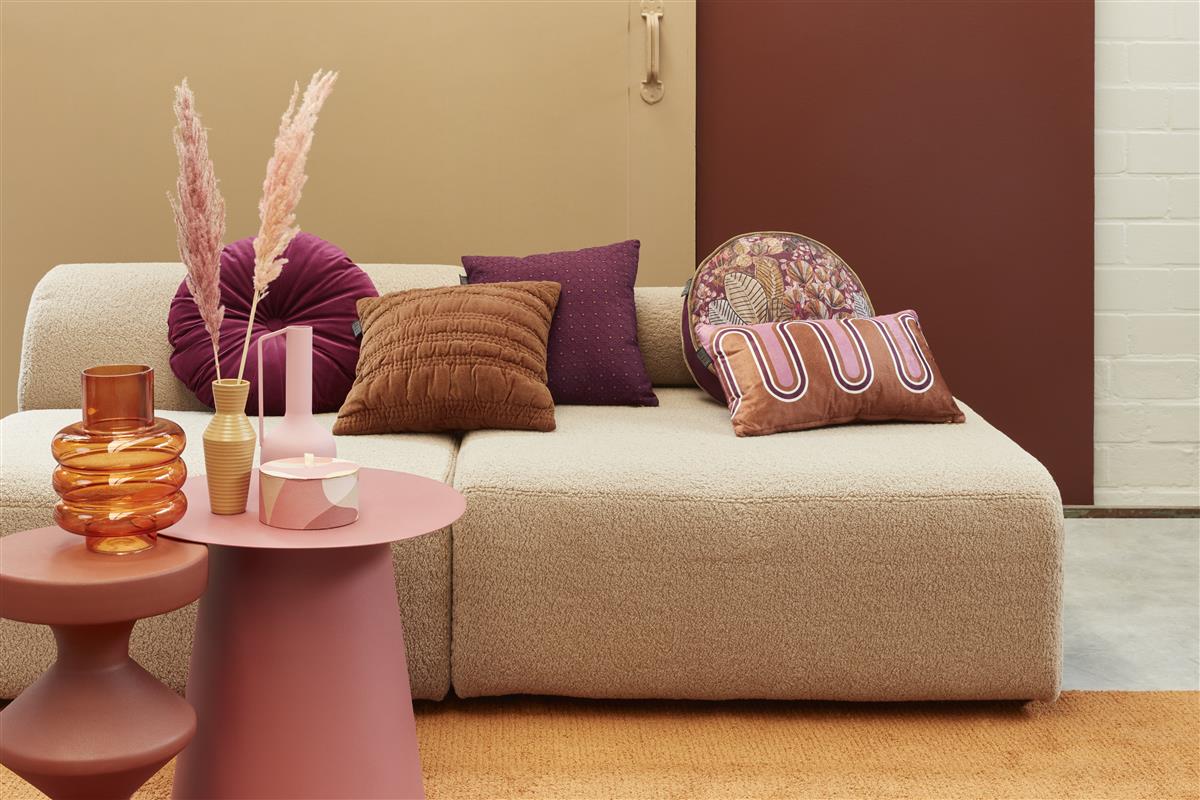 KAAT Amsterdam Shirley Decorative Cushion - Stone Red