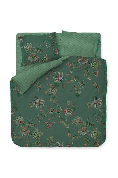 Pip Studio Cece Fiore dekbedovertrek - Groen