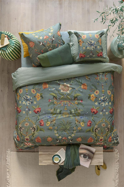 Pip Studio Botanico Verde dekbedovertrek - Blauw