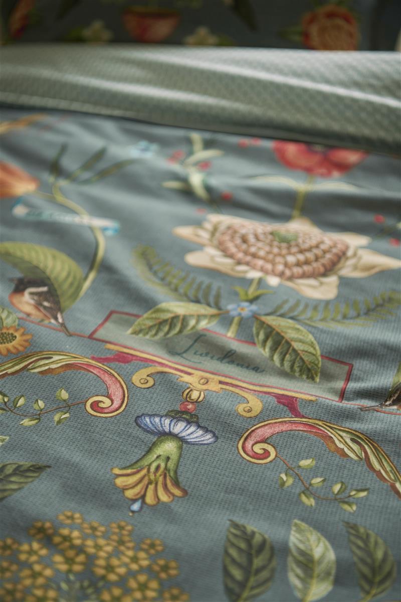 Pip Studio Botanico Verde dekbedovertrek - Blauw