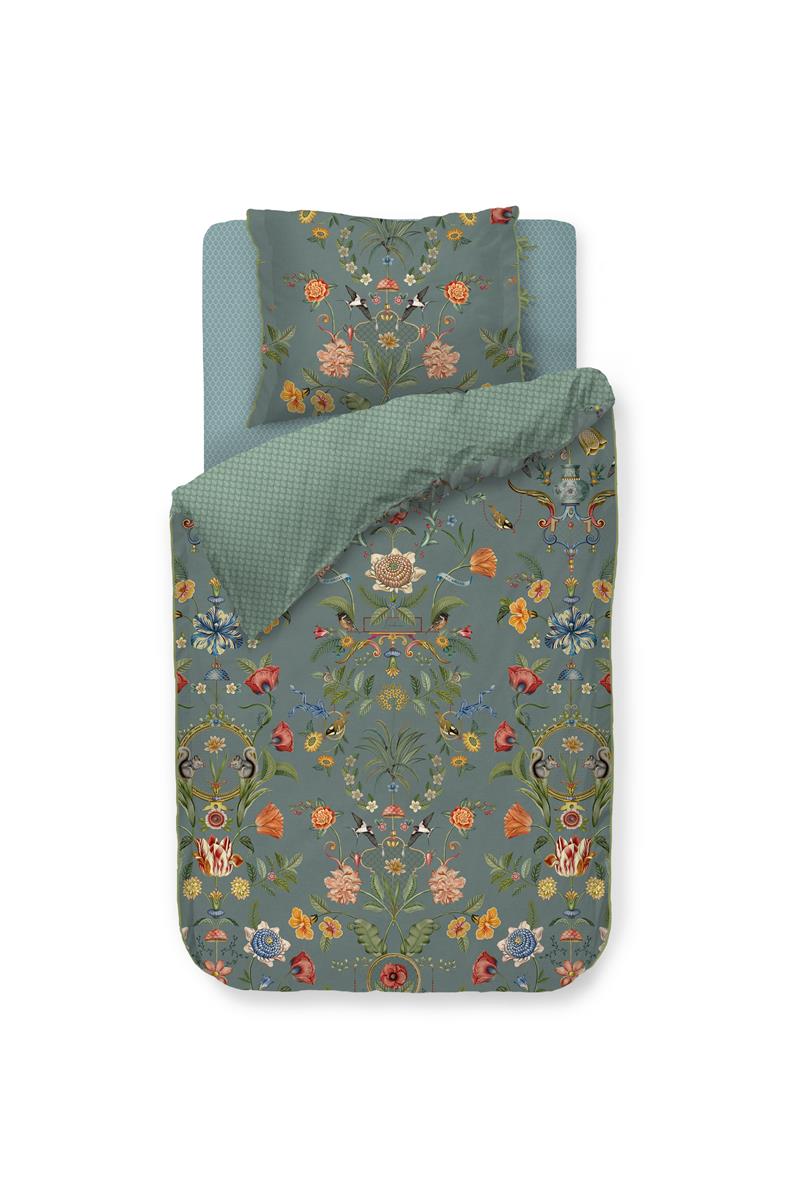 Pip Studio Botanico Verde dekbedovertrek - Blauw