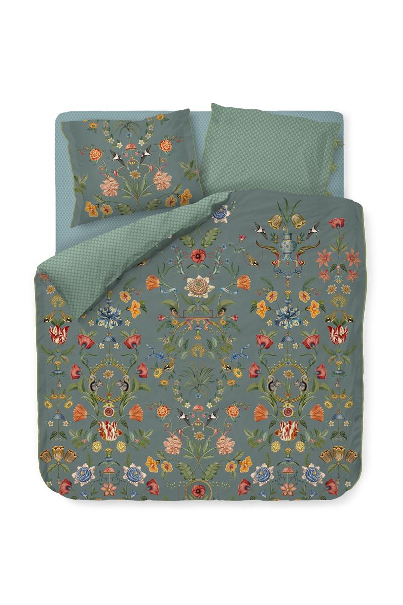 Pip Studio Botanico Verde dekbedovertrek - Blauw