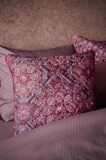 Pip Studio PIP Il Mosaico Quilted Sierkussen - 50x50 cm - Donker Rood