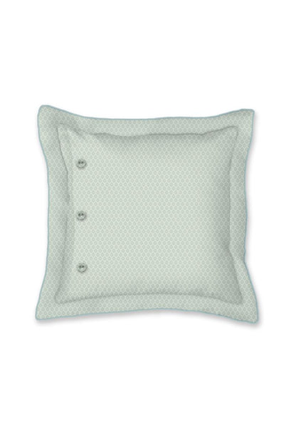 Pip Studio Pavoni Square Sierkussen - 45x45 cm - Gebroken wit