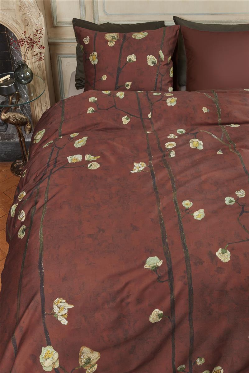 Beddinghouse x Van Gogh Museum Plum Blossoms duvet cover - Red