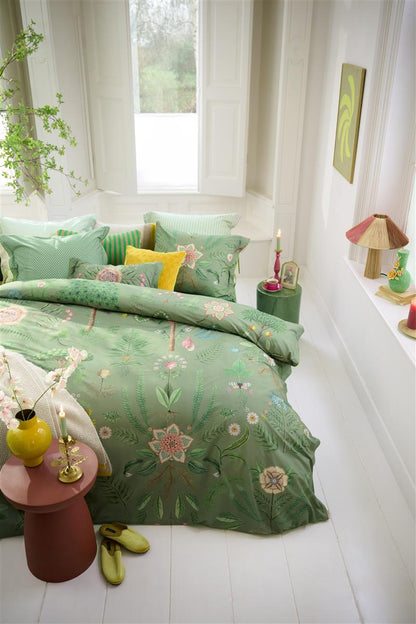 Pip Studio Bamboleo Duvet Cover - Green