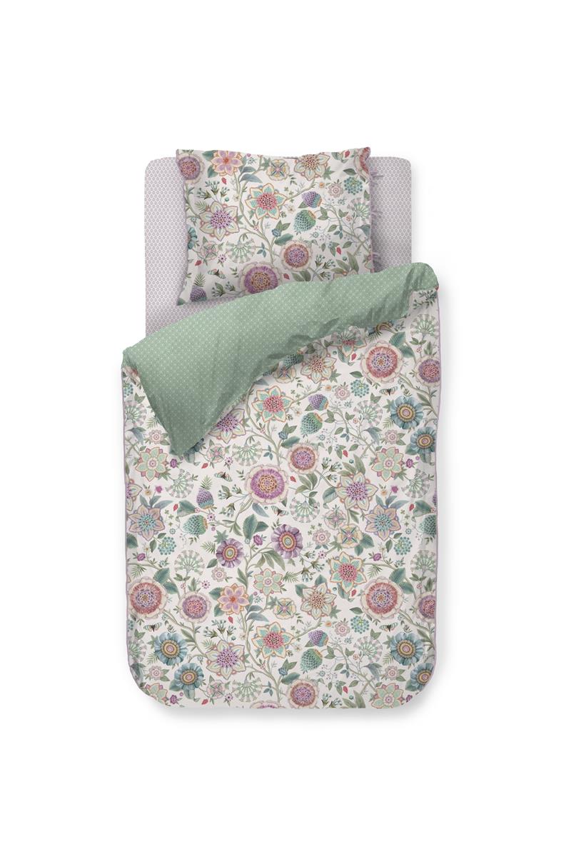 Pip Studio Viva Las Flores Duvet Cover - White