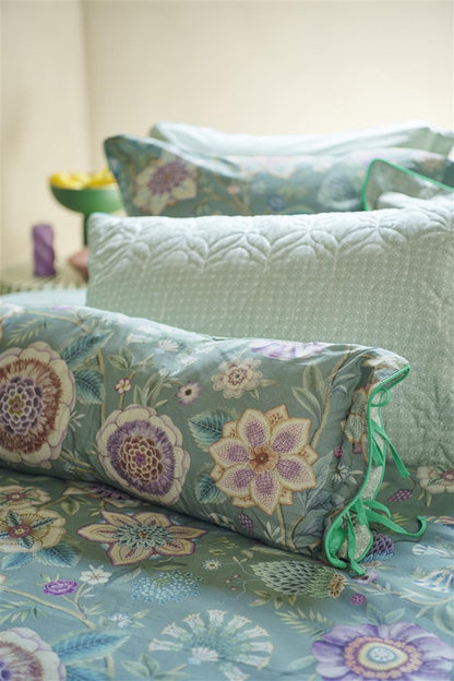 Pip Studio Viva Las Flores Long Decorative Cushion - Green