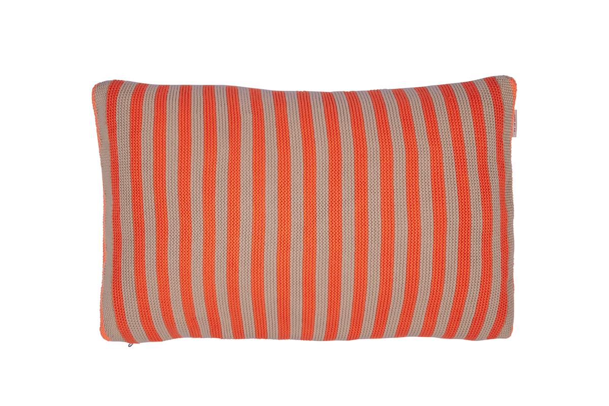 Pip Studio Bonsoir Stripe Decorative Cushion - Orange