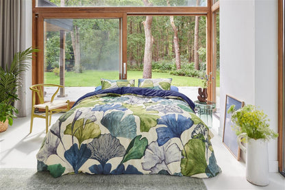 Beddinghouse Sue dekbedovertrek - Blauw Groen