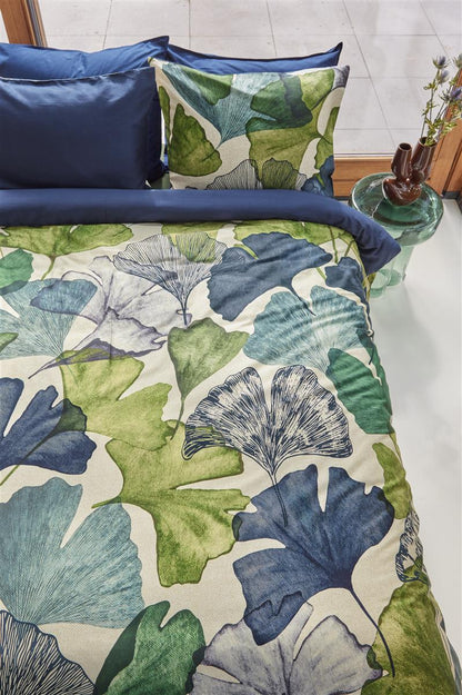 Beddinghouse Sue dekbedovertrek - Blauw Groen