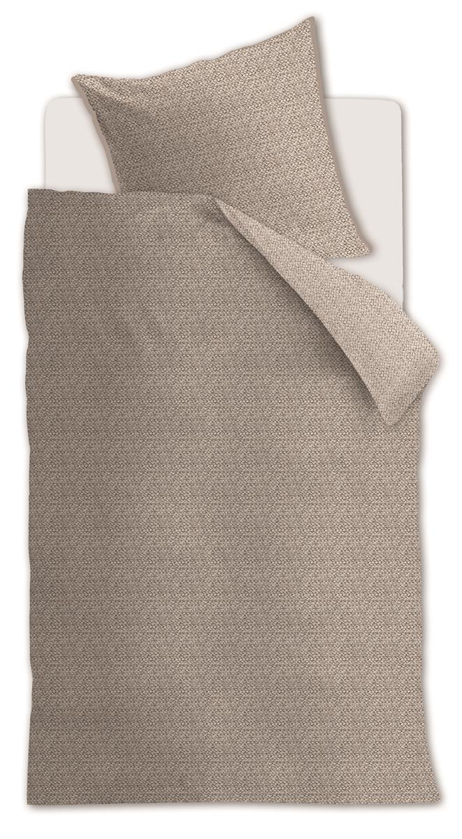 Riviera Maison Braided dekbedovertrek - Taupe