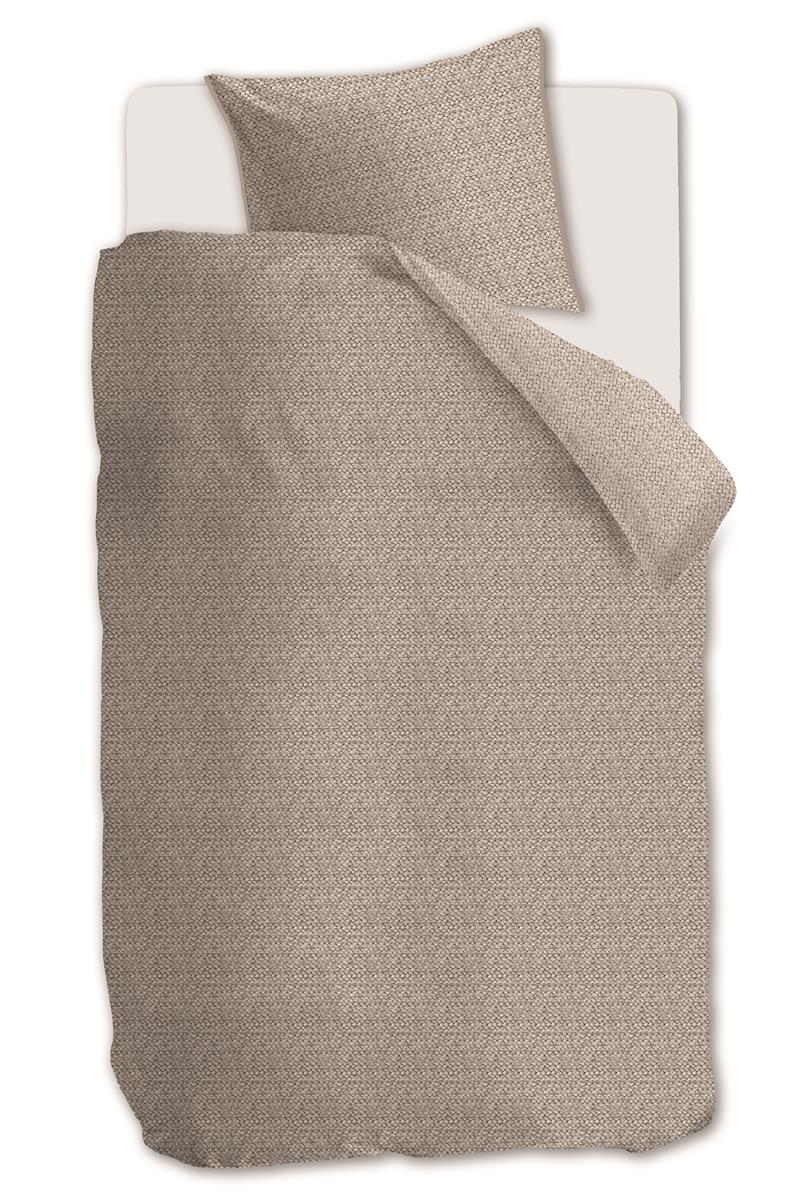 Riviera Maison Braided dekbedovertrek - Taupe