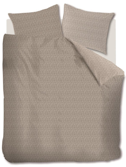 Riviera Maison Braided dekbedovertrek - Taupe