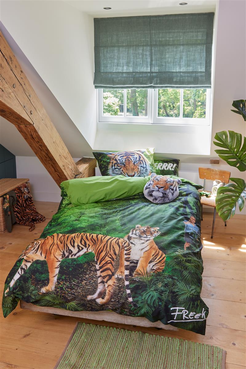 FREEK VONK Toothy Tigers duvet cover - Green