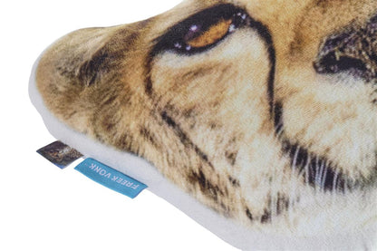 FREEK VONK Cheetah Head Decorative Cushion - Sand