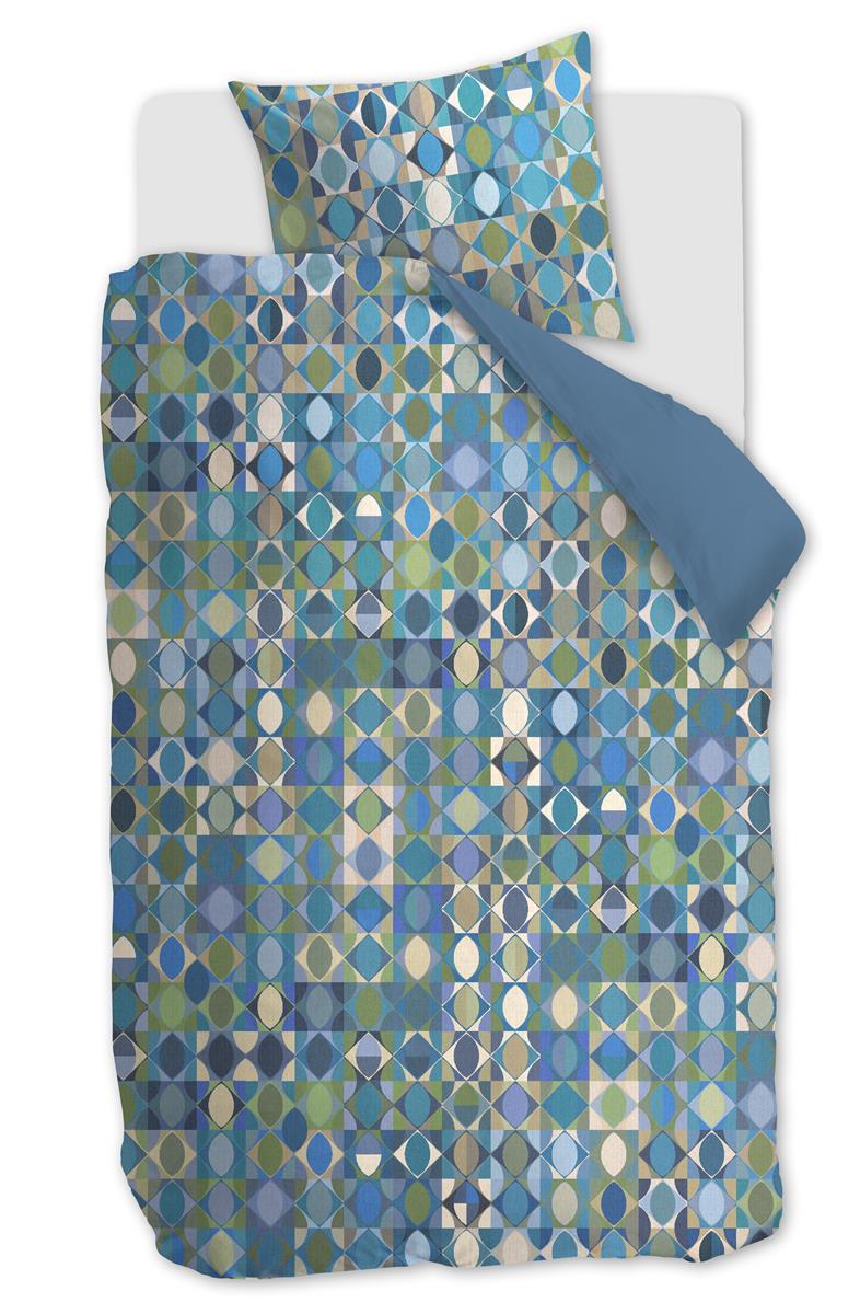 Beddinghouse Sumatra dekbedovertrek - Blauw Groen