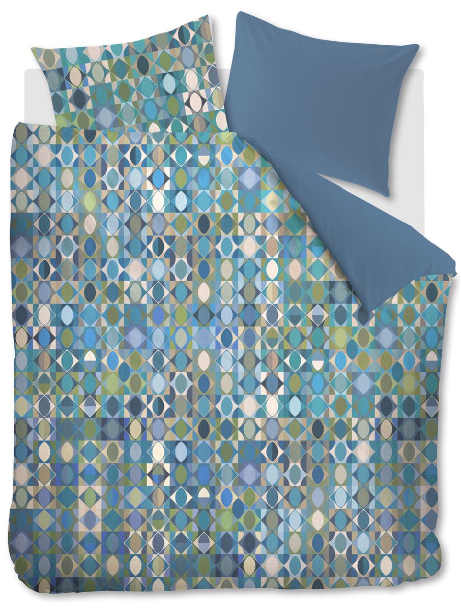 Beddinghouse Sumatra dekbedovertrek - Blauw Groen