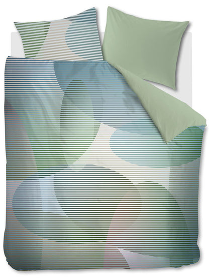 Beddinghouse Dutch Design Prismatic duvet cover - Blue Green