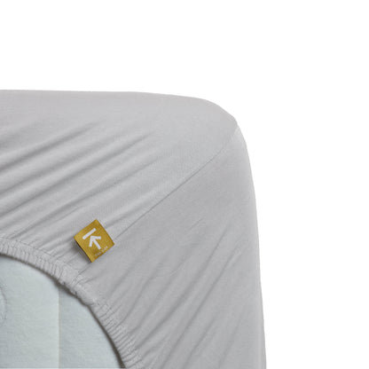 Beddinghouse Fitted Sheet - Jersey Stretch - Light Grey
