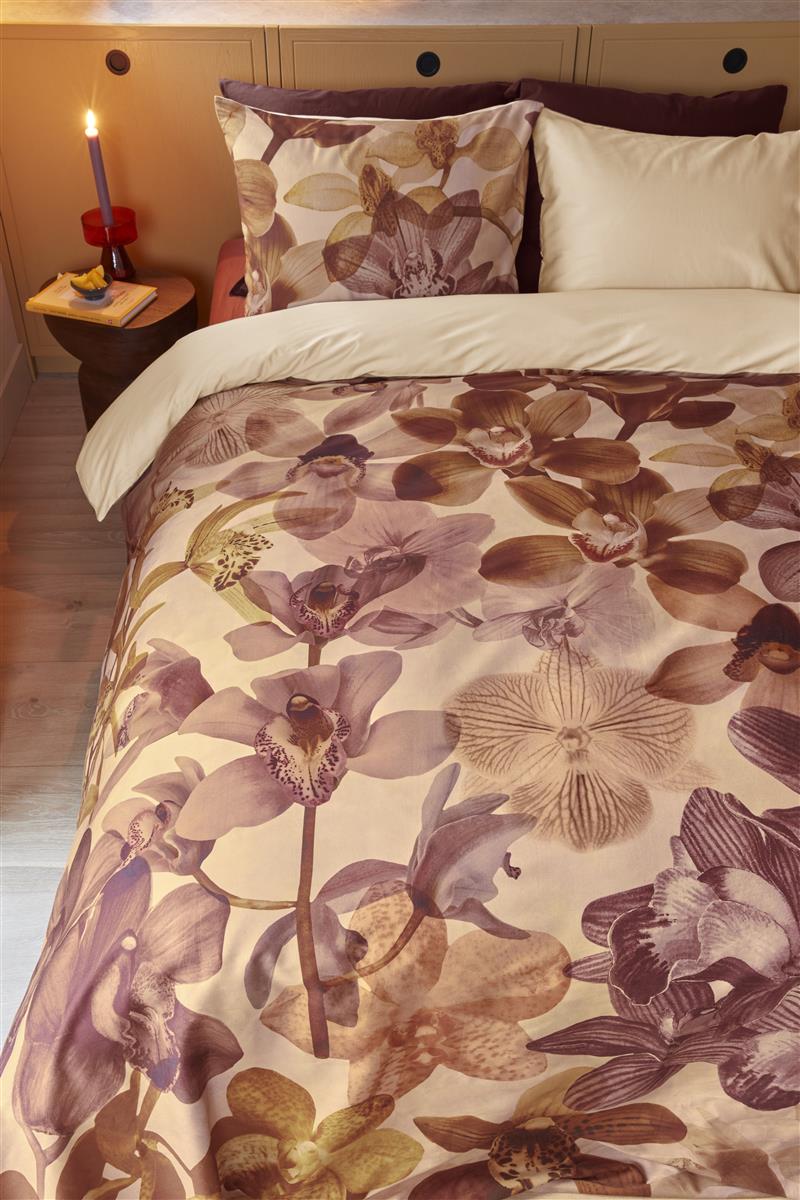 Beddinghouse Orchid duvet cover - Stone red