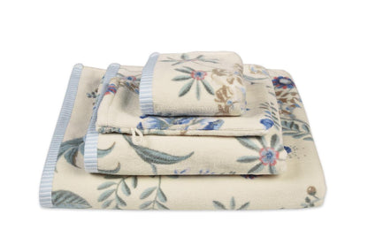 Pip Studio Secret Garden Bath Textiles - WhiteBlue