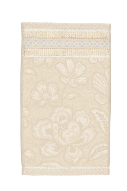 Pip Studio Jasmin Jacquard Bath Textiles - Sand