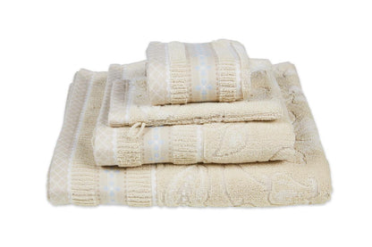 Pip Studio Jasmin Jacquard Bath Textiles - Sand