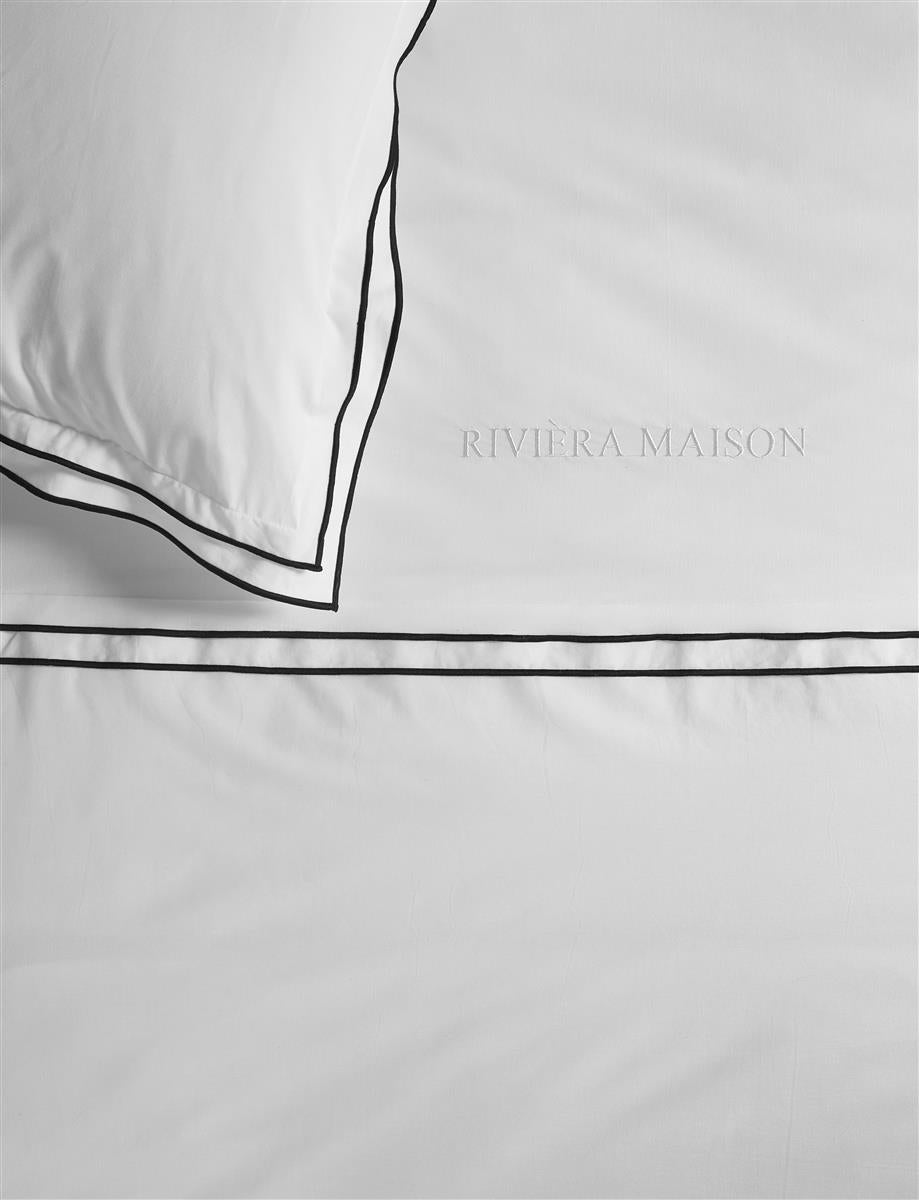 Riviera Maison Salute Duvet Cover - White