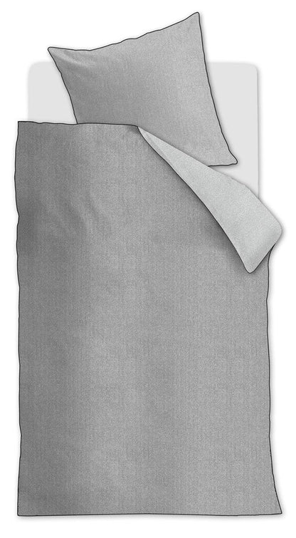 Riviera Maison Chevron Weave Dekbedovertrek - Grijs