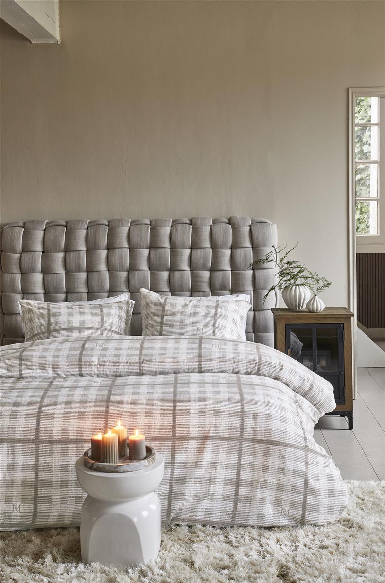 Riviera Maison Brody dekbedovertrek - Zand