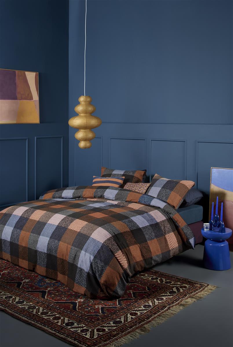Beddinghouse Beckett dekbedovertrek - Blauw