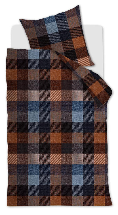 Beddinghouse Beckett dekbedovertrek - Blauw