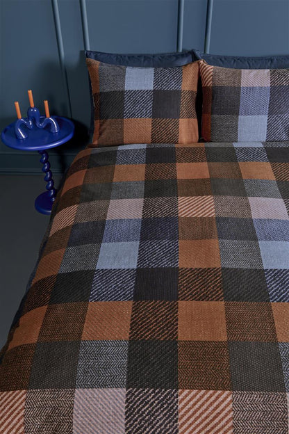 Beddinghouse Beckett dekbedovertrek - Blauw