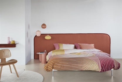 Beddinghouse Dutch Design Curves duvet cover - Coral red