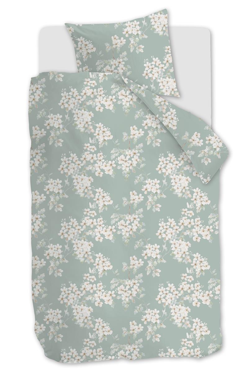 Ariadne at Home Blooming Flowers dekbedovertrek - Blauw Groen