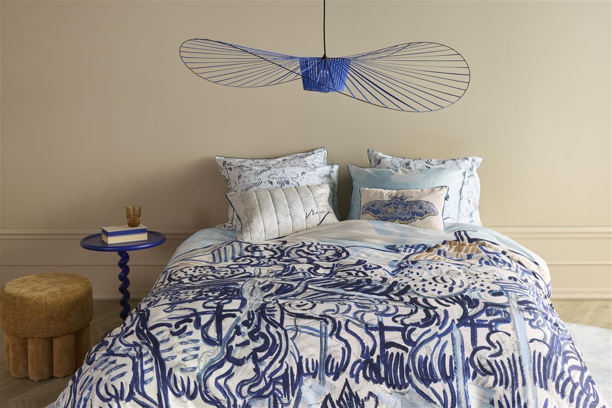 Beddinghouse x Van Gogh Museum Vieux Vignoble duvet cover - Blue
